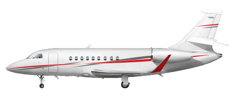 Falcon 2000 rendering
